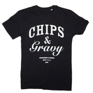 Chips & Gravy T-Shirt T-shirt The Alternative Store S Black and White 