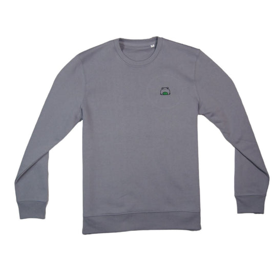 Frog Sweatshirt The Alternative Store Small Grey 