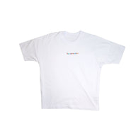 The Alternative Multicoloured Drop Shoulder T-Shirt TheAlternativeStore Small White 