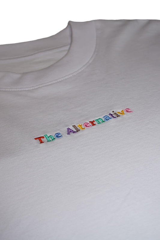 The Alternative Multicoloured Drop Shoulder T-Shirt TheAlternativeStore 