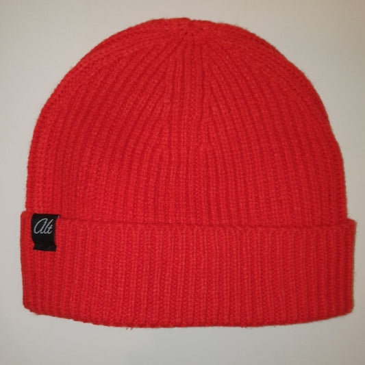 Alt Fisher Beanie Headwear The Alternative Store Red 