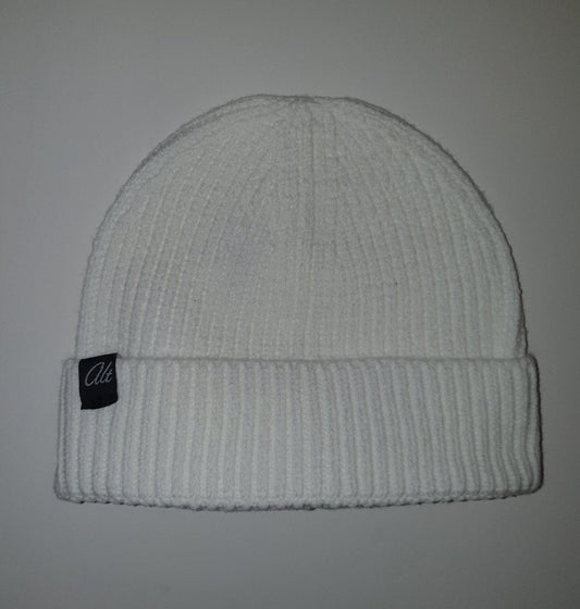 Alt Fisher Beanie Headwear The Alternative Store White 