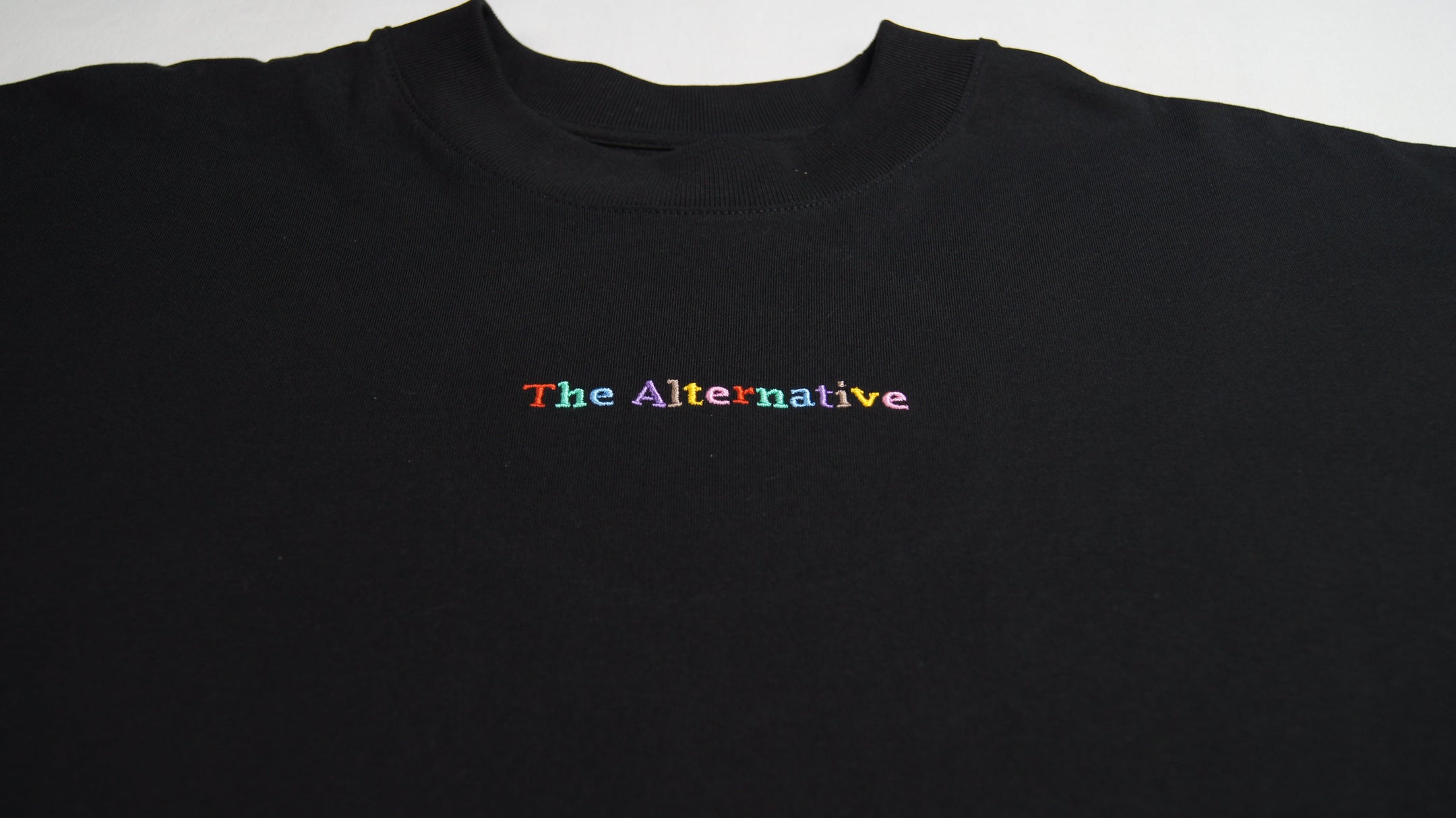 The Alternative Multicoloured Drop Shoulder T-Shirt TheAlternativeStore 