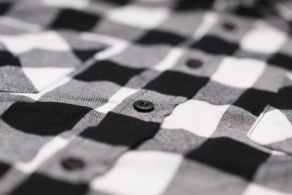 The Alternative - Check Shirt White Shirts TheAlternativeStore 