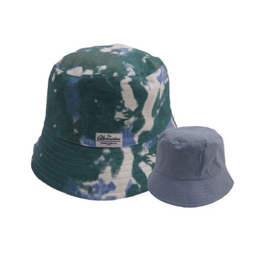 The Alternative Tye Dye Bucket Hat TheAlternativeStore Blue/Green/White 