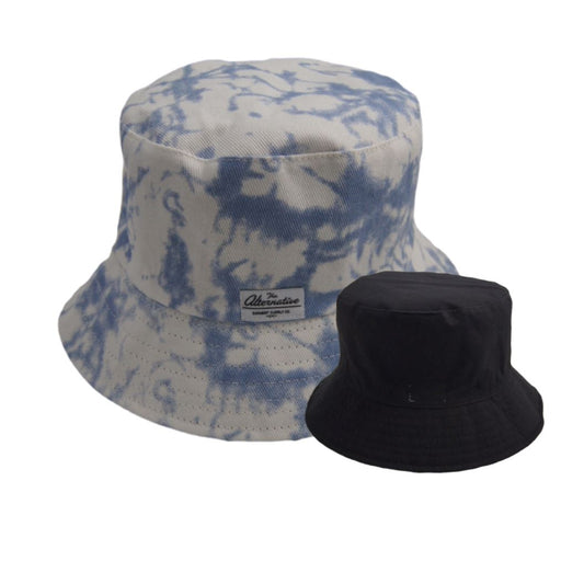 The Alternative Tye Dye Bucket Hat TheAlternativeStore Sky Blue/White 