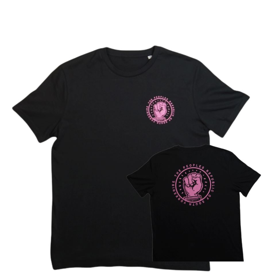People's Republic of South Yorkshire T-Shirt T-shirt The Alternative Store S Black w/ pink print 